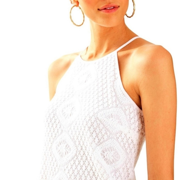 Lilly Pulitzer Reema lace halter top size small - Picture 3 of 8